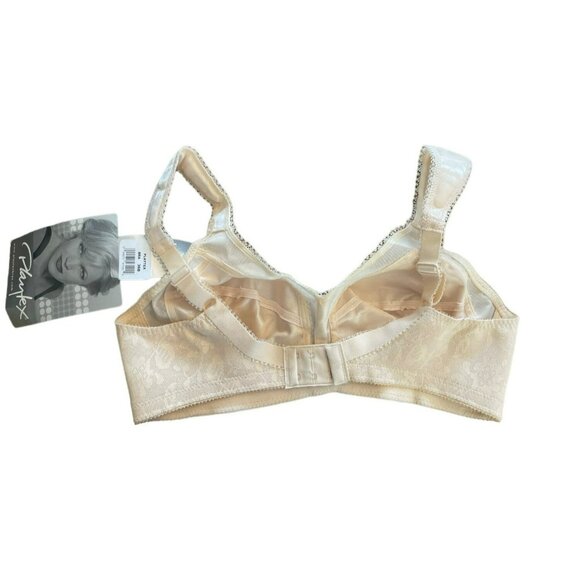 Vintage Womens Playtex Bra Size 36B Beige Comfort Straps Seamed Cups Modest NWT - Picture 2 of 4